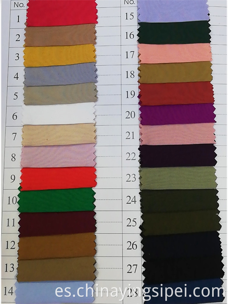 Stock eco woven plain polyester rayon fabric